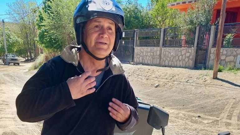 El mensajero solidario que se ganó el amor de todos en Chos Malal