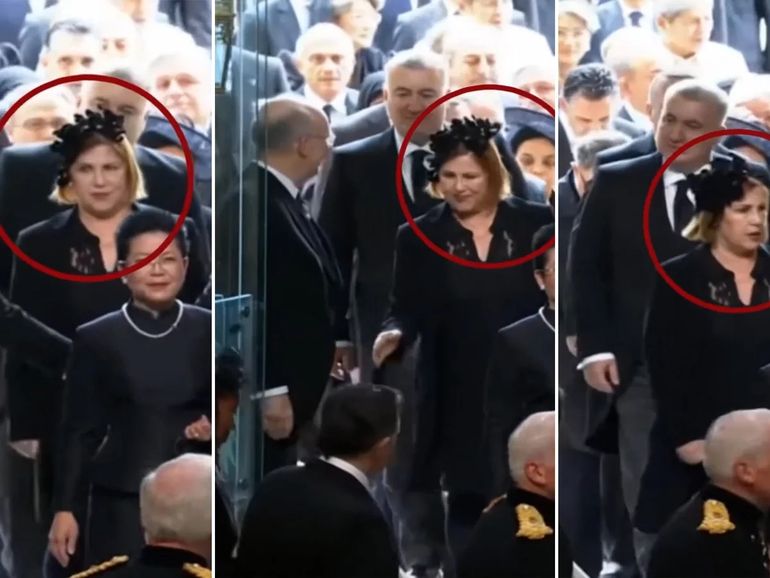 La esposa del embajador argentino ninguneada en el funeral de Isabel II