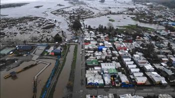 El sistema frontal afecta a diez regiones del país y provocó inundaciones. REUTERS/Juan González. El sistema frontal afecta a diez regiones del país y provocó inundaciones. REUTERS/Juan González.