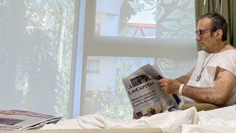 Carlos Alberto Reutemann salió de Terapia Intensiva y seguirá internado en una sala común