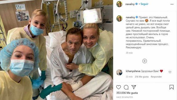 El opositor ruso envenenado habló por primera vez