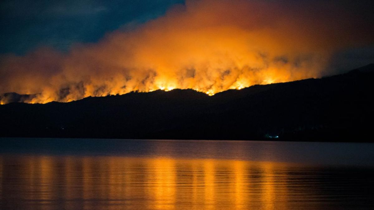 El incendio en Los Alerces ya consumió 2.800 hectáreas de bosque nativo thumbnail