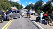 En la Ruta 40 se produjo una fuerte colisión