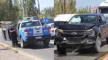 El fuerte choque en Ruta 7 se registró esta tarde a la altura del barrio 11 de Octubre. El fuerte choque en Ruta 7 se registró esta tarde a la altura del barrio 11 de Octubre.