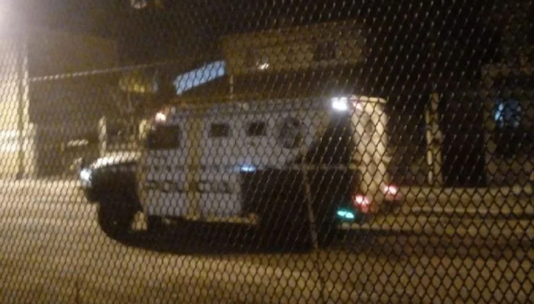 Las patrullas policiales en Centenario. Las patrullas policiales en Centenario.