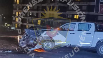 Violento choque frontal en Ruta 7, entre un taxi y una camioneta petrolera