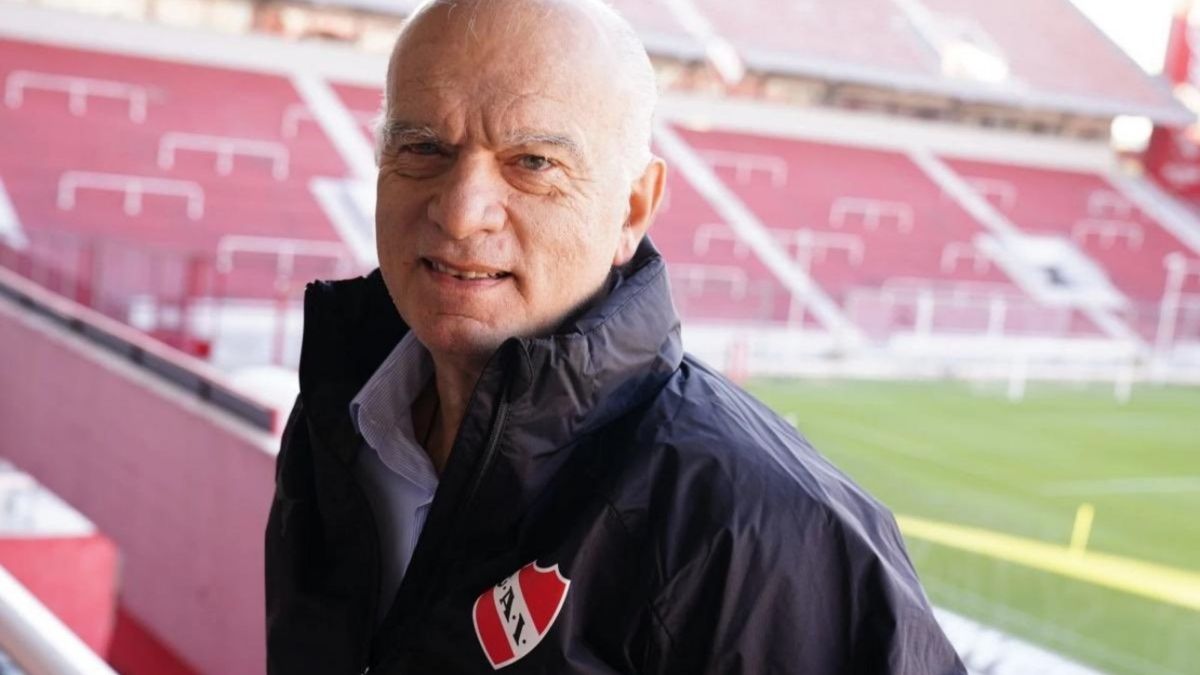 Néstor Grindetti, presidente de Independiente