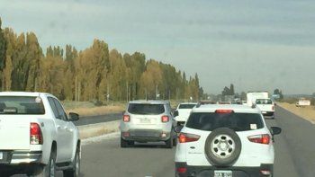 Las rutas en Neuquén muestran un intenso movimiento