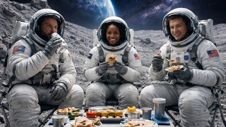 La comida de los astronautas es un factor clave durante las misiones espaciales.
