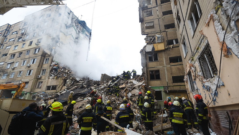 Misiles y drones rusos matan a civiles en Ucrania