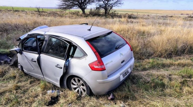 El Citroën involucrado en el choque fatal con la mujer de Caleta Olivia en La Pampa. El Citroën involucrado en el choque fatal con la mujer de Caleta Olivia en La Pampa.