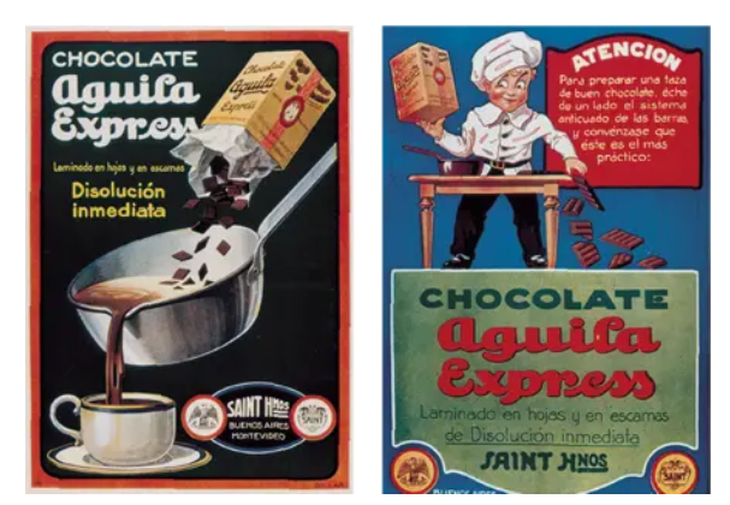 Las piezas gráficas de inicios del siglo XX destacaban la pureza del cacao y su origen francés.