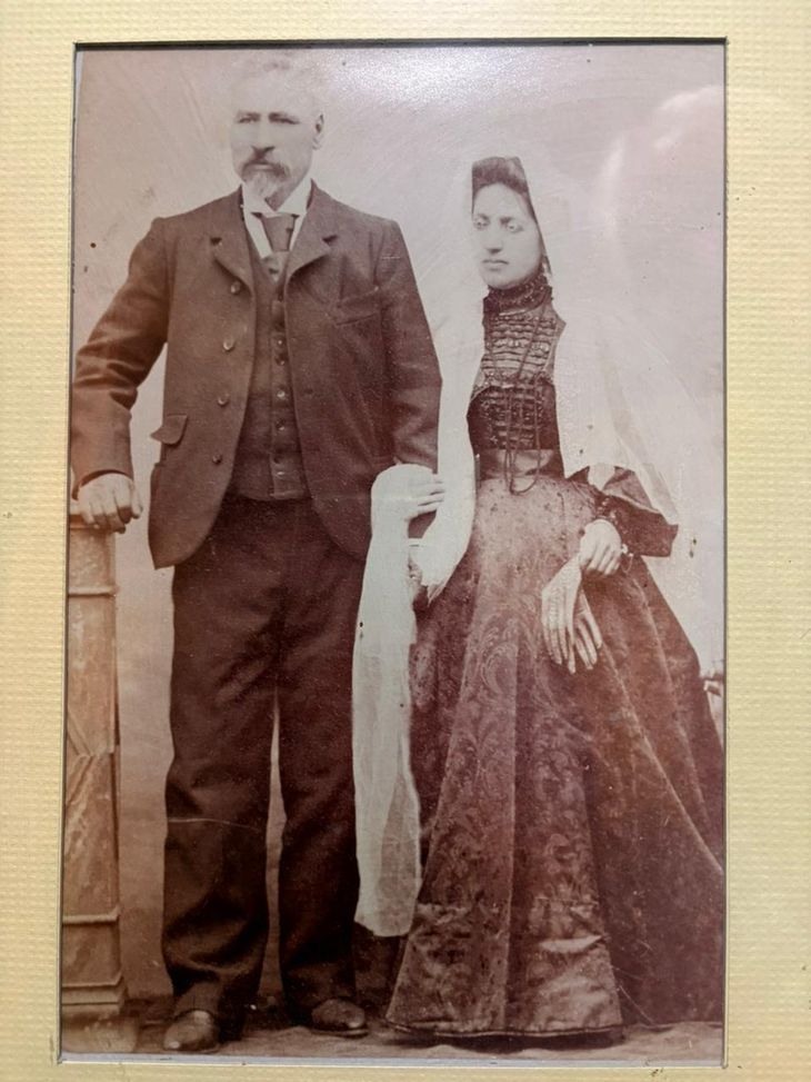 Abuelos de Abel: Laureano Bustamante y Celis Ballesteros. Foto: gentileza. Abuelos de Abel: Laureano Bustamante y Celis Ballesteros. Foto: gentileza.