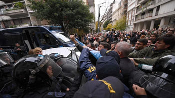Juan Grabois fue detenido tras la toma del instituto Juan Domingo Perón.