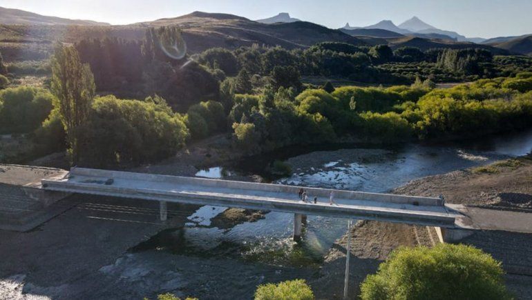 Este mes se inaugurará el nuevo puente sobre el río Malleo