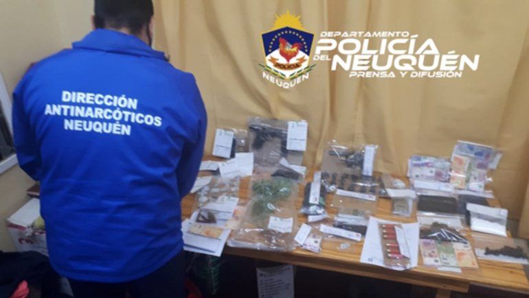 La banda narco que operaba en la comarca fue desbaratada por la Policía.