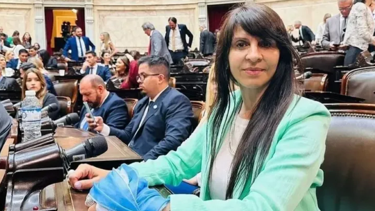 La diputada Lorena Villaverde no asumirá en el Senado