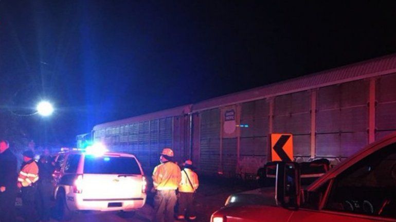 Al menos dos muertos en un choque de trenes en Carolina del Sur