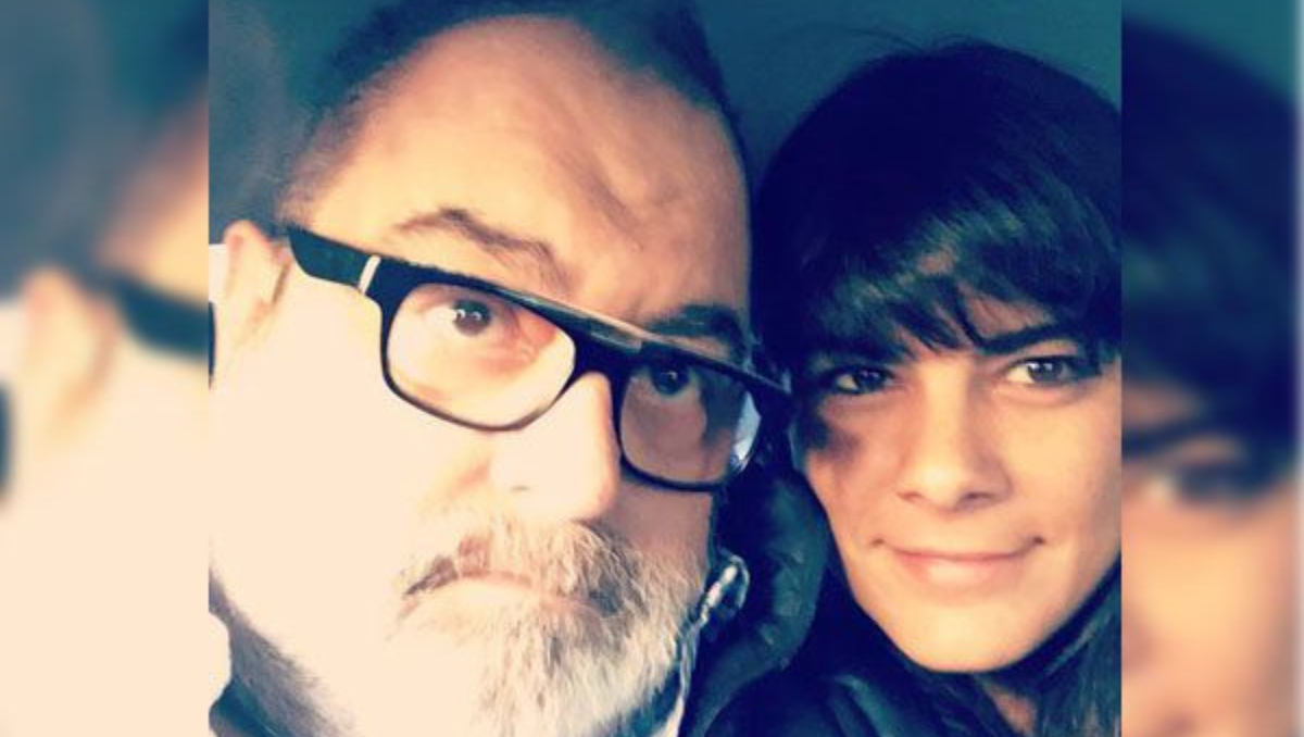 Jorge Lanata y Sara Stewart Brown.