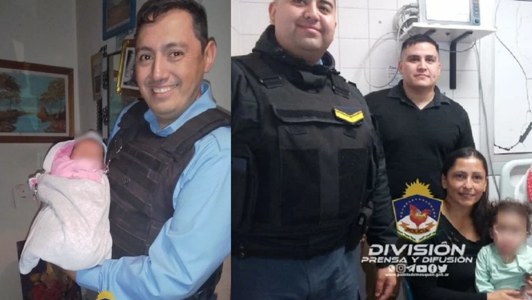 En menos de 24 horas, policías salvaron a dos bebés que no podían respirar