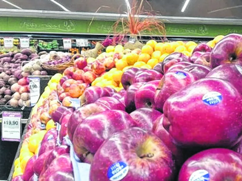 Las vetas de manzanas no repuntan en el mercado interno.