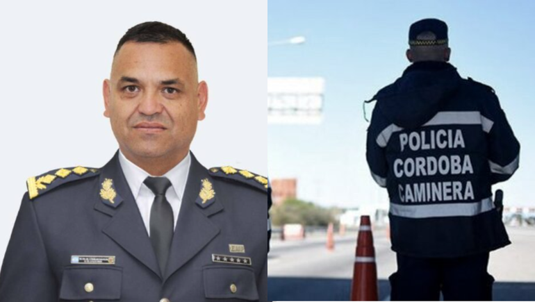 El jefe de la policía caminera de Córdoba fue detenido junto a otros sies hombres.
