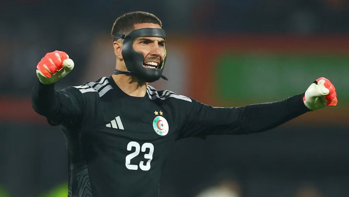 Luca Zidane, el arquero de Argelia.