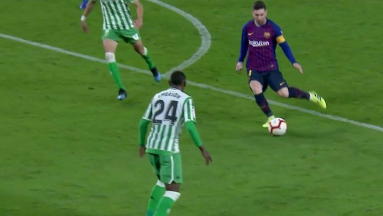 Messi, gran figura del Barcelona.