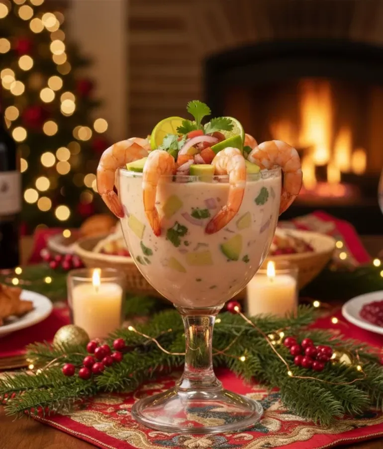 La copa de camarones es una alternativa ideal como plato frío para las Fiestas. La copa de camarones es una alternativa ideal como plato frío para las Fiestas.