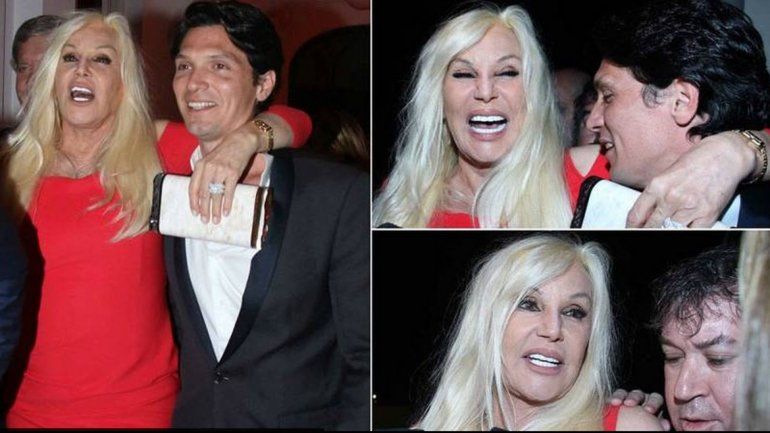 Susana mientras es trasladada por su chofer y su amigo Facu Garayalde de Grupo Mass.