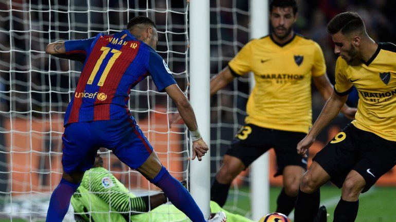 Sin Messi, Barcelona igualó sin goles contra el Málaga