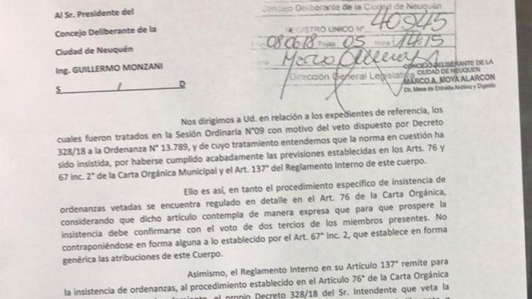 El MPN ve el fin de la cláusula gatillo y Pechi se defiende