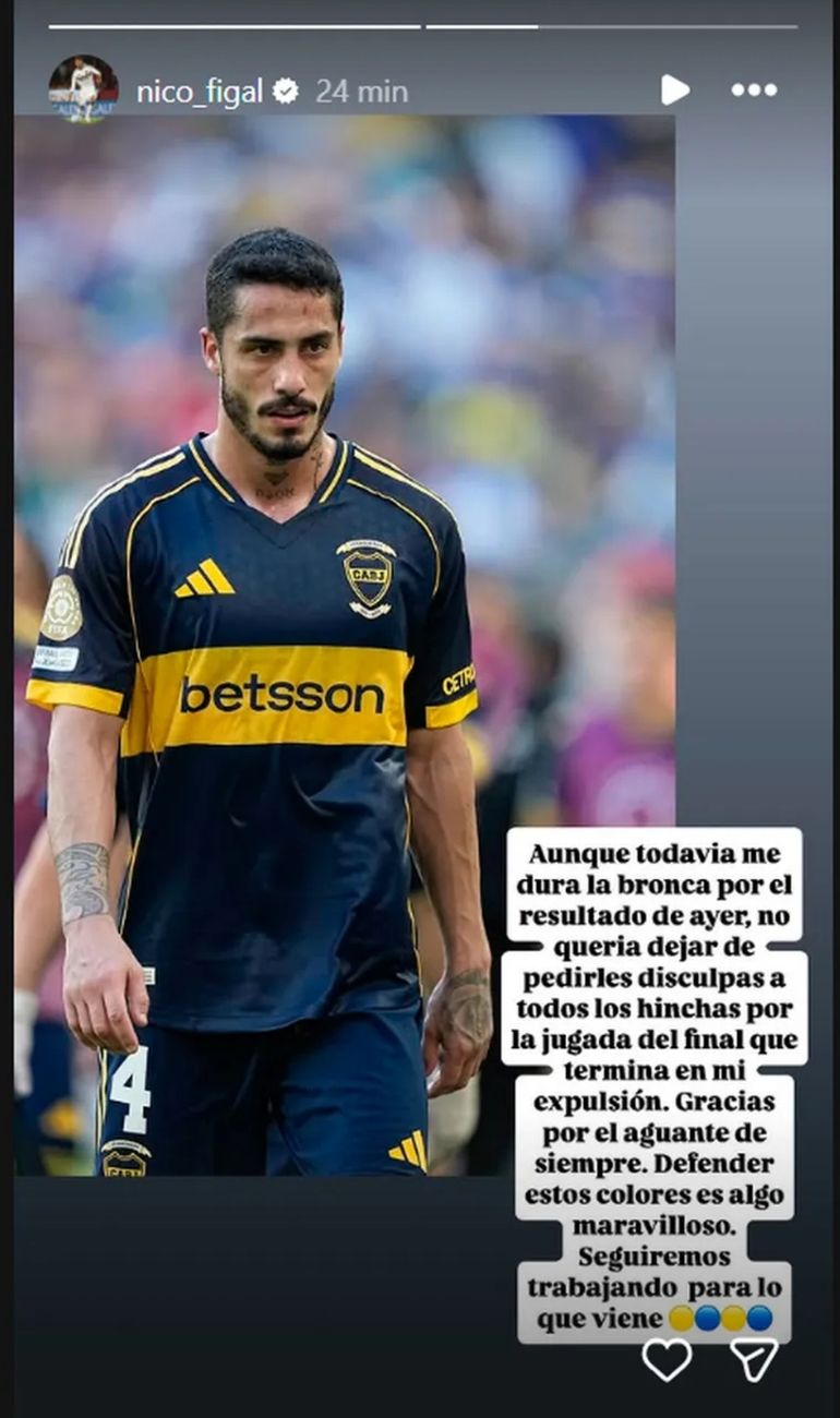 El pedido de disculpas de Nicolás Figal El pedido de disculpas de Nicolás Figal