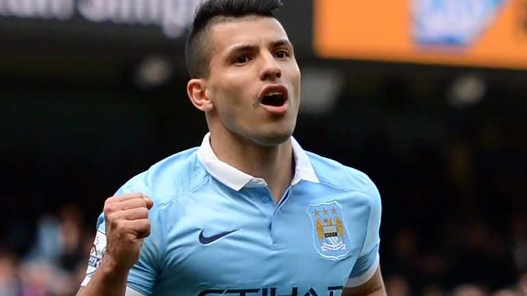 Agüero convirtió en la goleada del City al Stoke 4 a 0