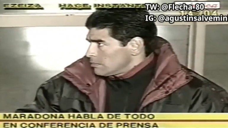 Maradona habla en el video de lo que significa jugar para Boca | Foto: Captura Twitter