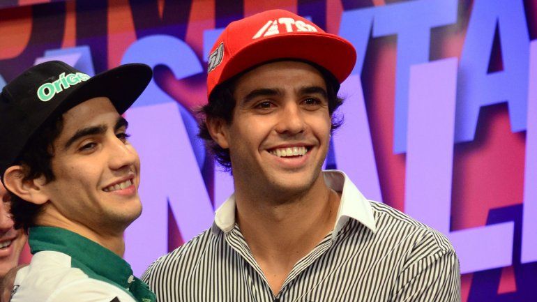 La conocida rivalidad deportiva no impidió que los ídolos de la región se mostraran juntos en la previa de la carrera en Centenario.