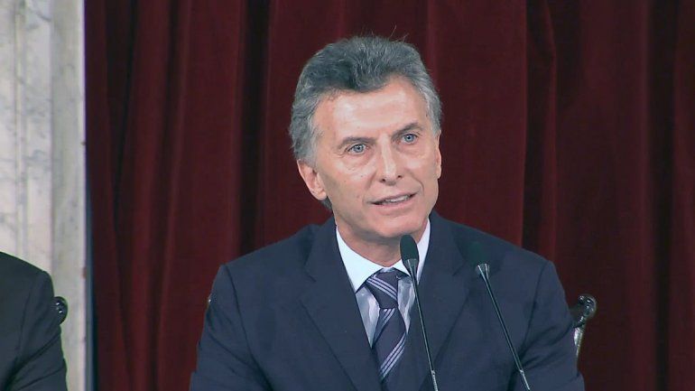 El presidente Mauricio Macri encabezó un acto en Lavallol.