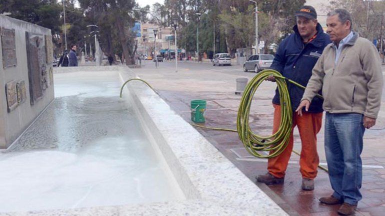 A poco de inaugurarse