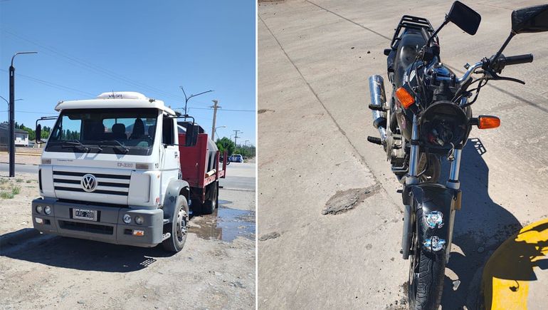 El personal de Tránsito secuestró la moto del menor y la trasladó al predio del Parque Industrial.