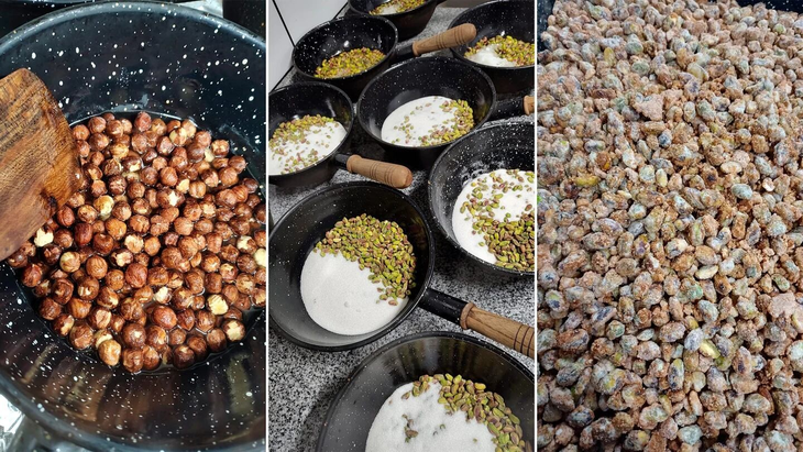 Las garrapiñadas más originales se producen en Villa La Angostura. Foto: gentiliza Las garrapiñadas más originales se producen en Villa La Angostura. Foto: gentiliza