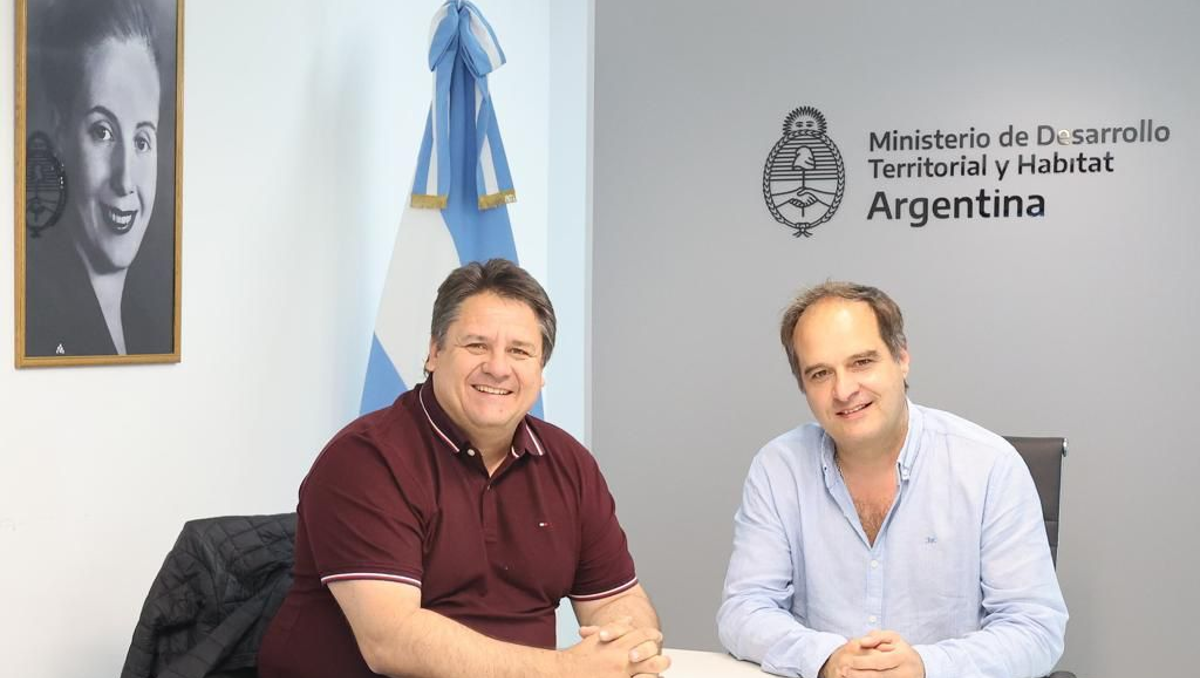 Gaido gestionó en Nación la construcción de 300 viviendas