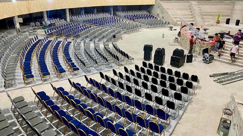 El nuevo templo de Jesús es Rey tendrá una capacidad para 4 mil personas sentadas. | LM Neuquen El nuevo templo de Jesús es Rey tendrá una capacidad para 4 mil personas sentadas.