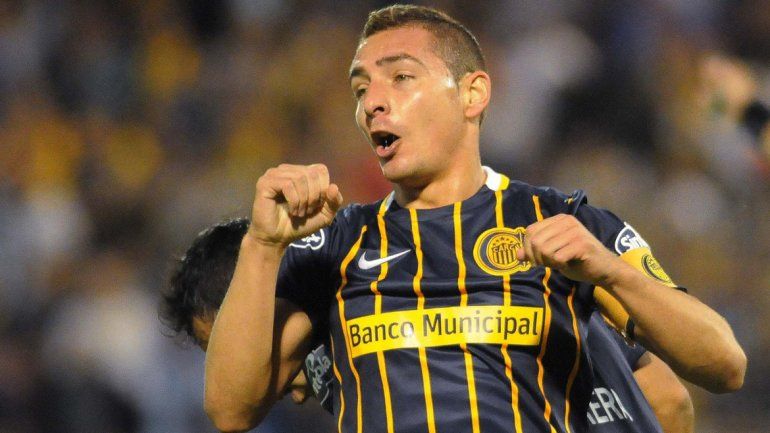 Marco Ruben anotó el gol del triunfo canalla.