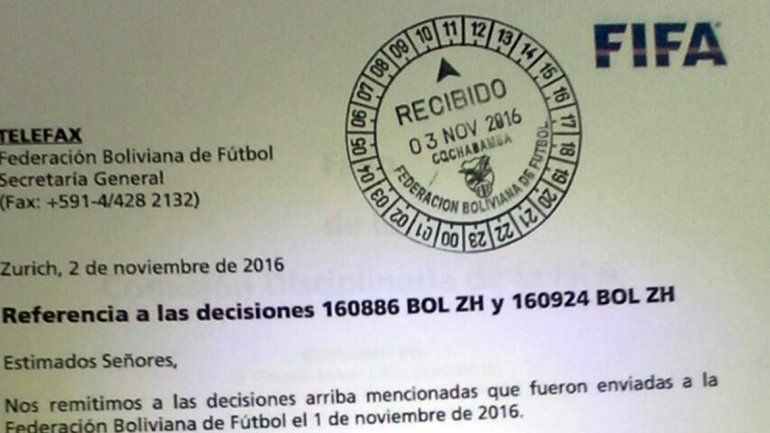 FIFA desmiente a Bolivia: Argentina, por ahora sigue afuera del Mundial 