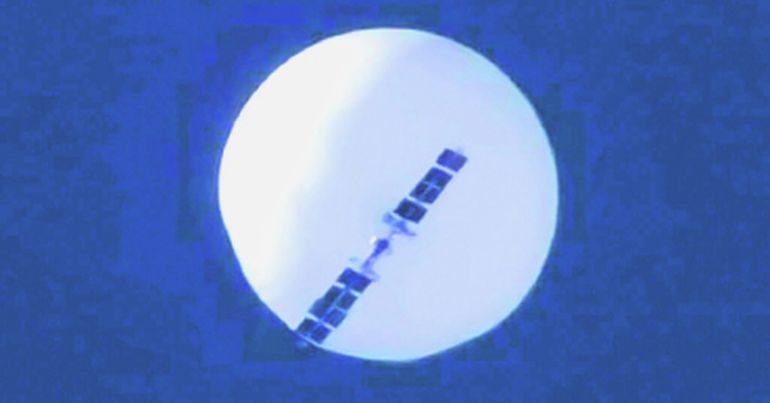 Un globo similar fue derribado la semana pasada por Estados Unidos.