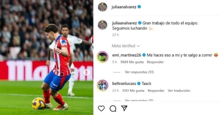 La picante respuesta del Dibu Martínez La picante respuesta del Dibu Martínez