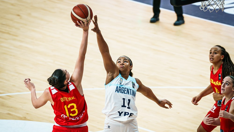Mundial femenino de básquet U19. La neuquina Sarit suma minutos en la selección.&nbsp;