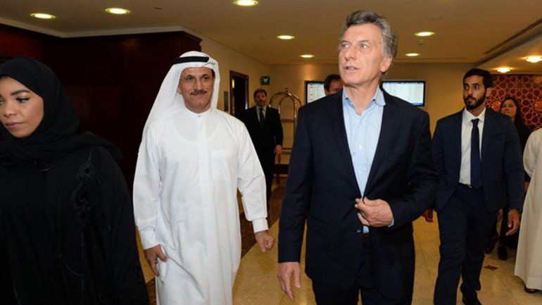 Macri llegó a Dubai y el lunes empieza su gira por la India