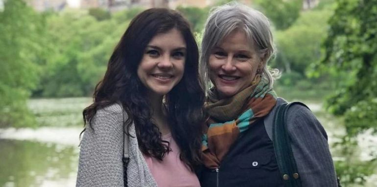 Lauren Lane, junto a su hija Kate. Lauren Lane, junto a su hija Kate.