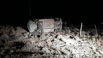 Vuelco y muerte en la Ruta 12 de Santa Cruz.